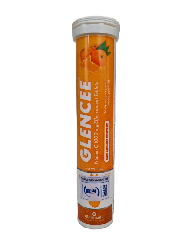 Glencee Vit C Effervescent Tabs 1000Mg 20S 