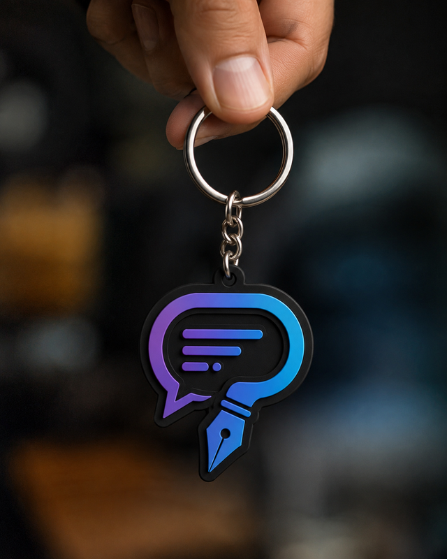 Result of: Keyring Close-Up: Rubberized Brand Mark