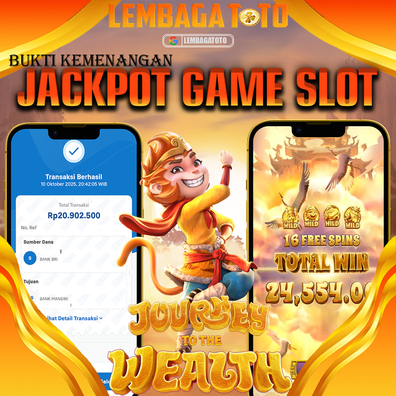 BUKTI JACKPOT 11 OCTOBER LEMBAGATOTO JOURNEY TO THE WEALTH Rp.20.902.500,- LUNAS