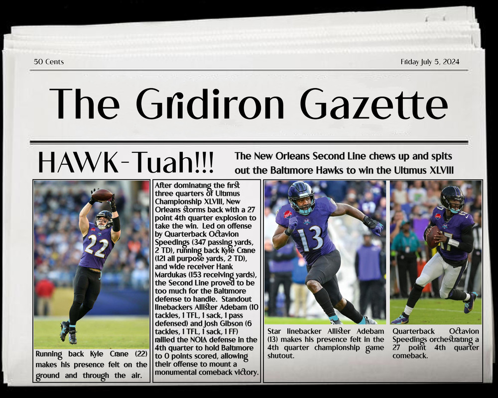 NOLA s48 Ultimus Headline