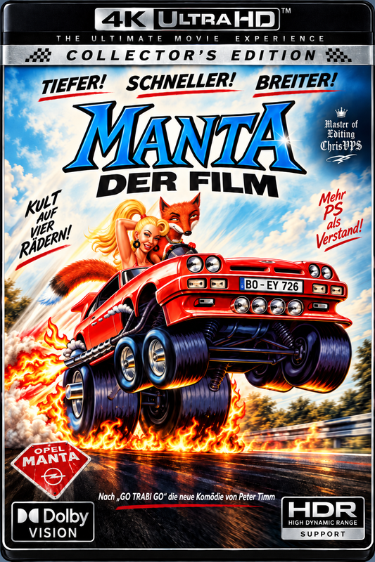 Samochodowe Szaleństwo / Manta Manta (1991) MULTI.HDR.DoVi.Hybrid.2160p.BDRemux.DTS.HD.MA.AC3-ChrisVPS / LEKTOR VHS i NAPISY