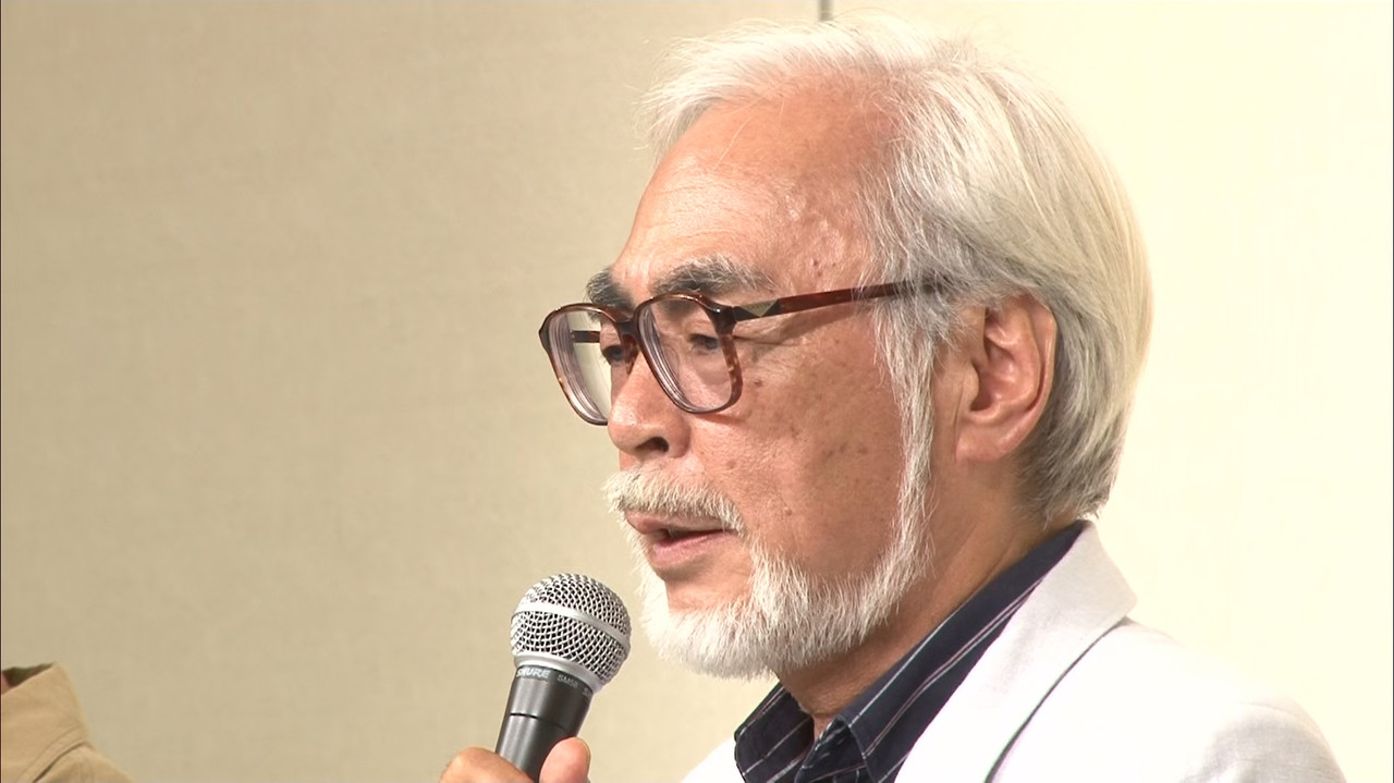 Miyazaki's Retirement Press Conference [jp] (1080p x265 10bit Ti