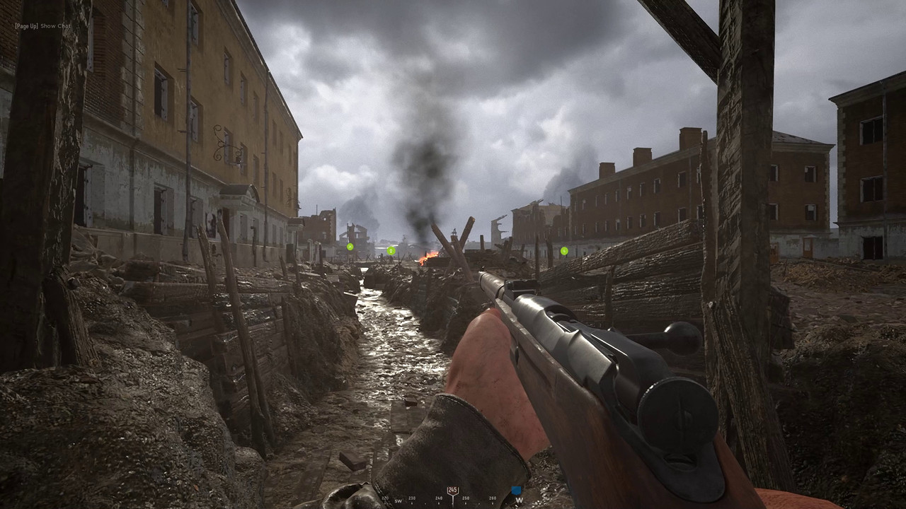 Screenshot from game showcasing action scene