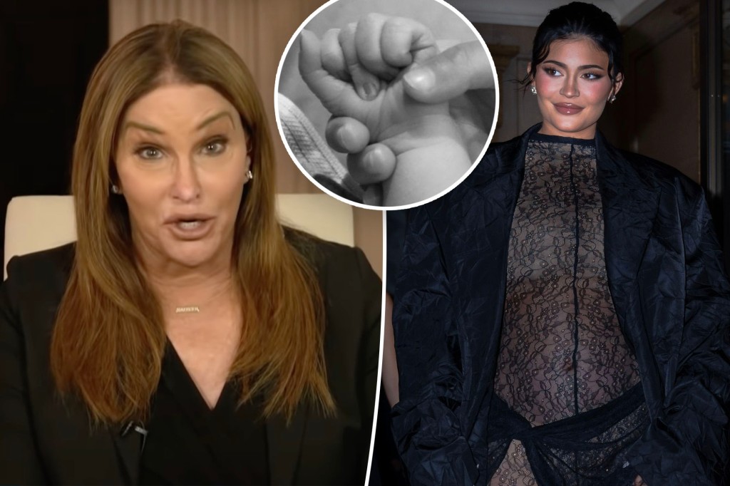 Caitlyn Jenner por fin conoció al hijo recién nacido de Kylie Jenner