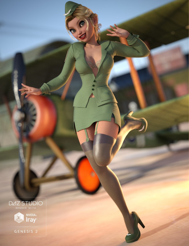 Captain Cupcake for Genesis 2 Female(s) Captain Cupcake for Genesis 2 Female(s)