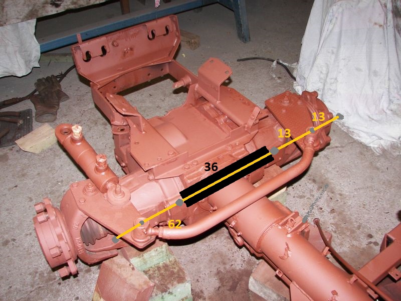 Průběžní píst řízení