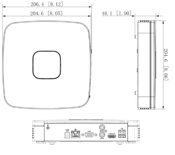 Rejestrator IP NVR DAHUA NVR2104-I