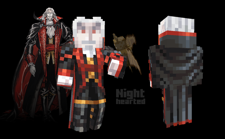 Dracula [Castlevania: Symphony of the Night] Minecraft Skin