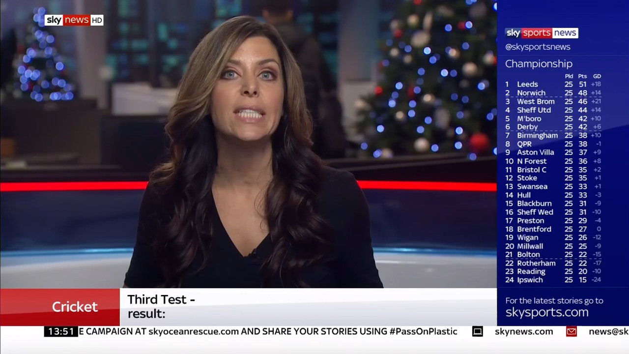 30 December - 13.00.00 - Sky News. Live coverage of main weekend