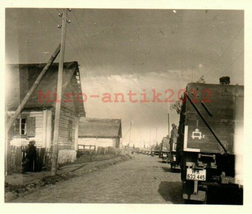 Foto, Wk2, 19. Panzerdivision, Am 21.06.1941, Russlandfeldzug. (2)