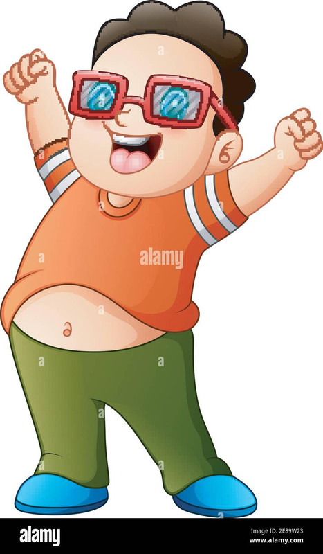 vector-illustration-of-happy-fat-boy-wearing-glasses-2E89W23