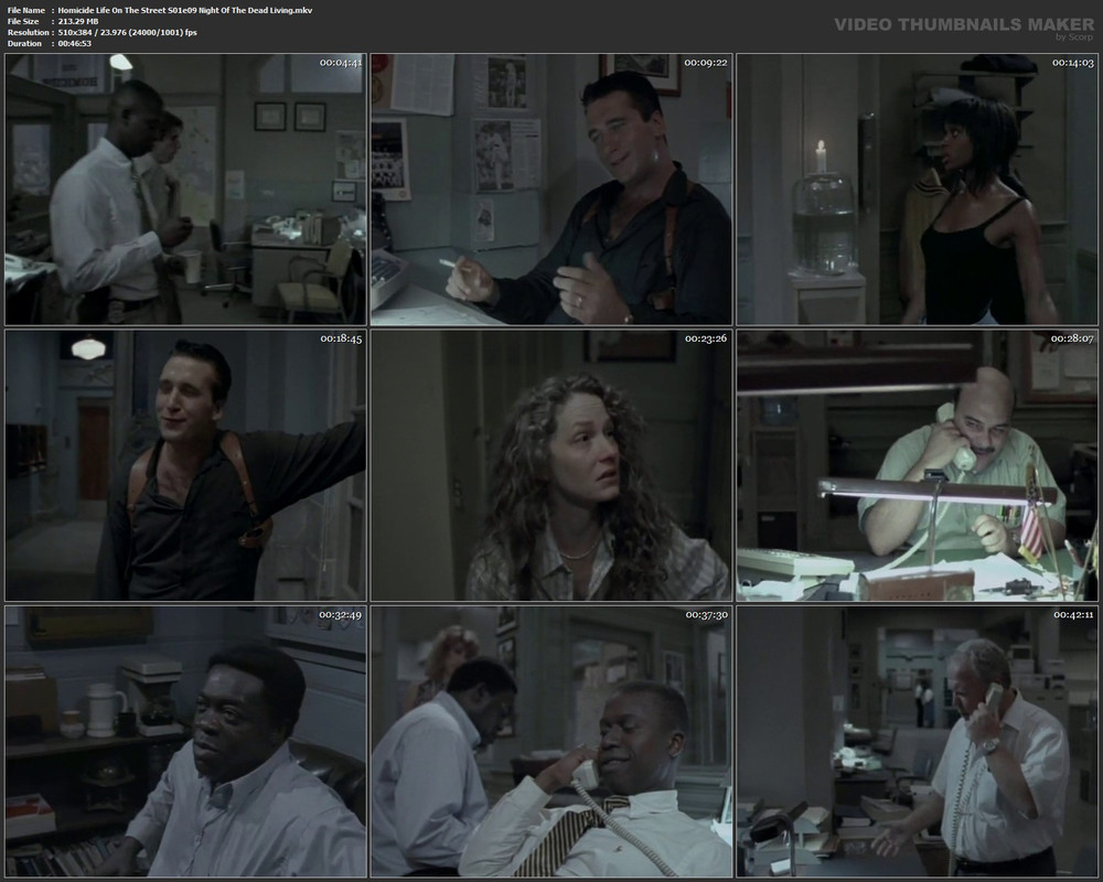 Homicide Life On The Street S01e09 Night Of The Dead Living.mkv