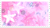 sparkly pink stars