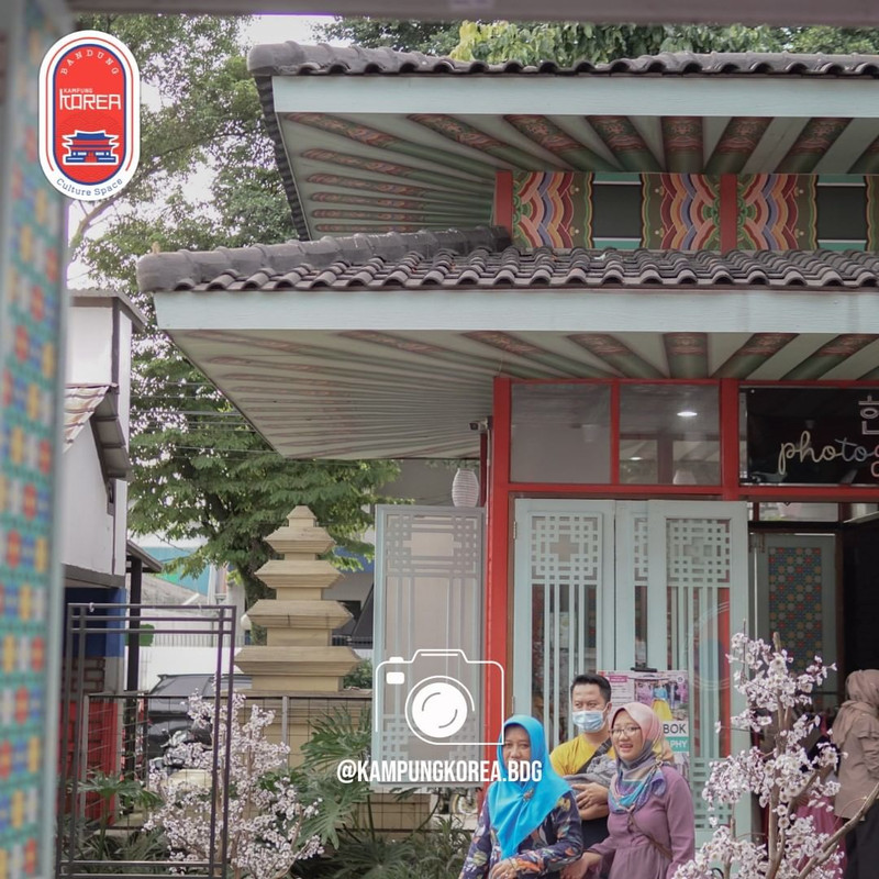 Kampung Korea, tempat wisata di Bandung seperti di luar negeri.