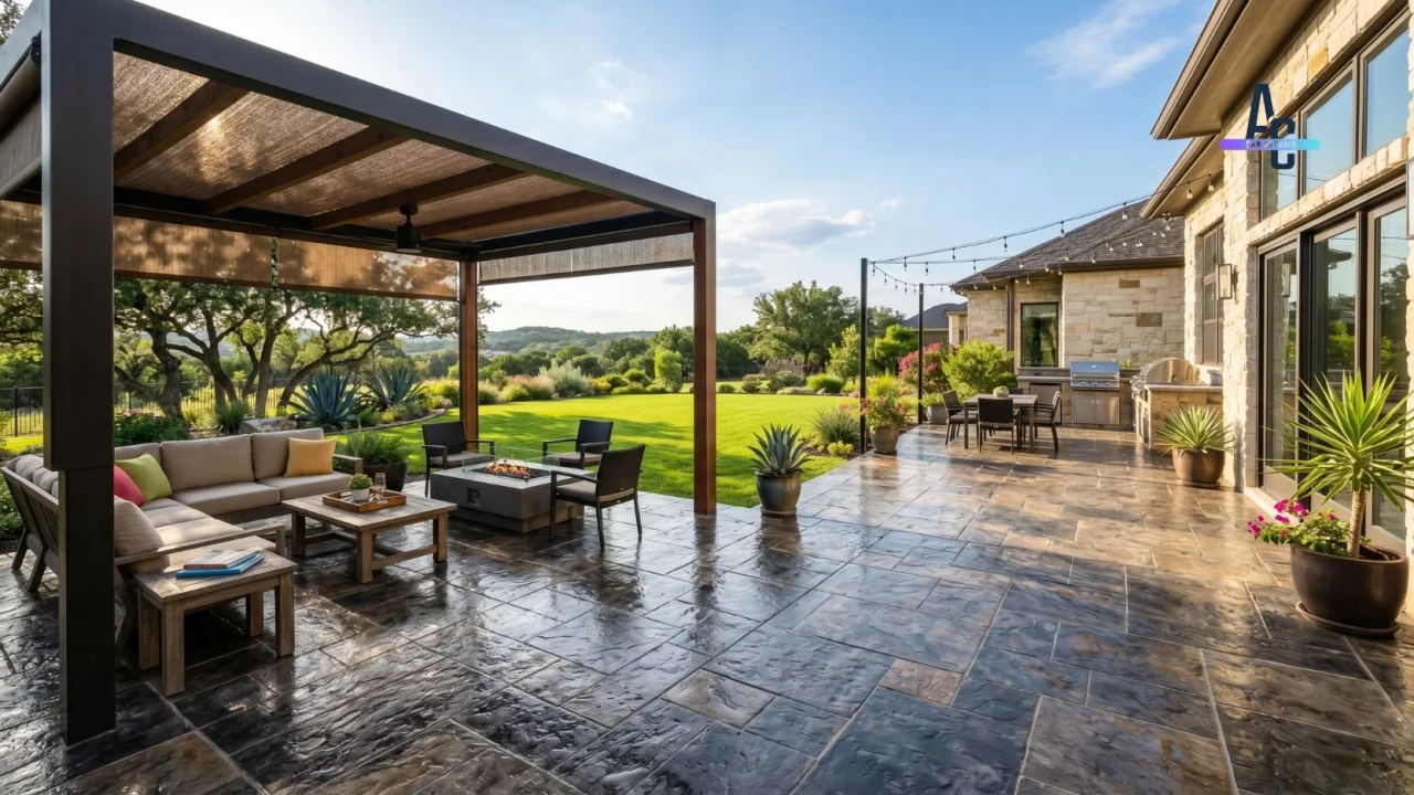Stamped Concrete Patio San Antonio