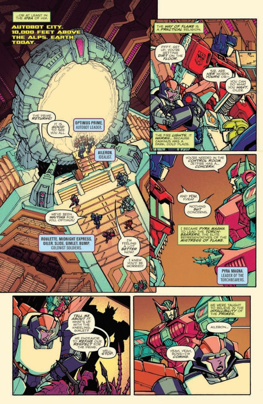 IDW Comics Optimus Prime Issue 4 Full Length Pre