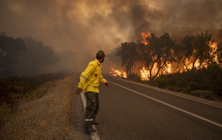 Muere piloto de bomberos en Portugal por incendio forestal