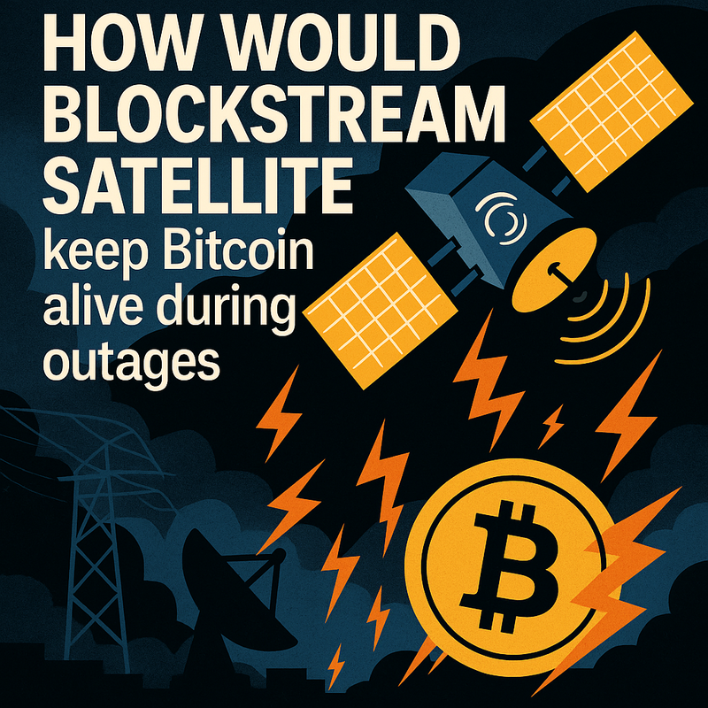 How would Blockstream Satellite keep Bitcoin alive during outages