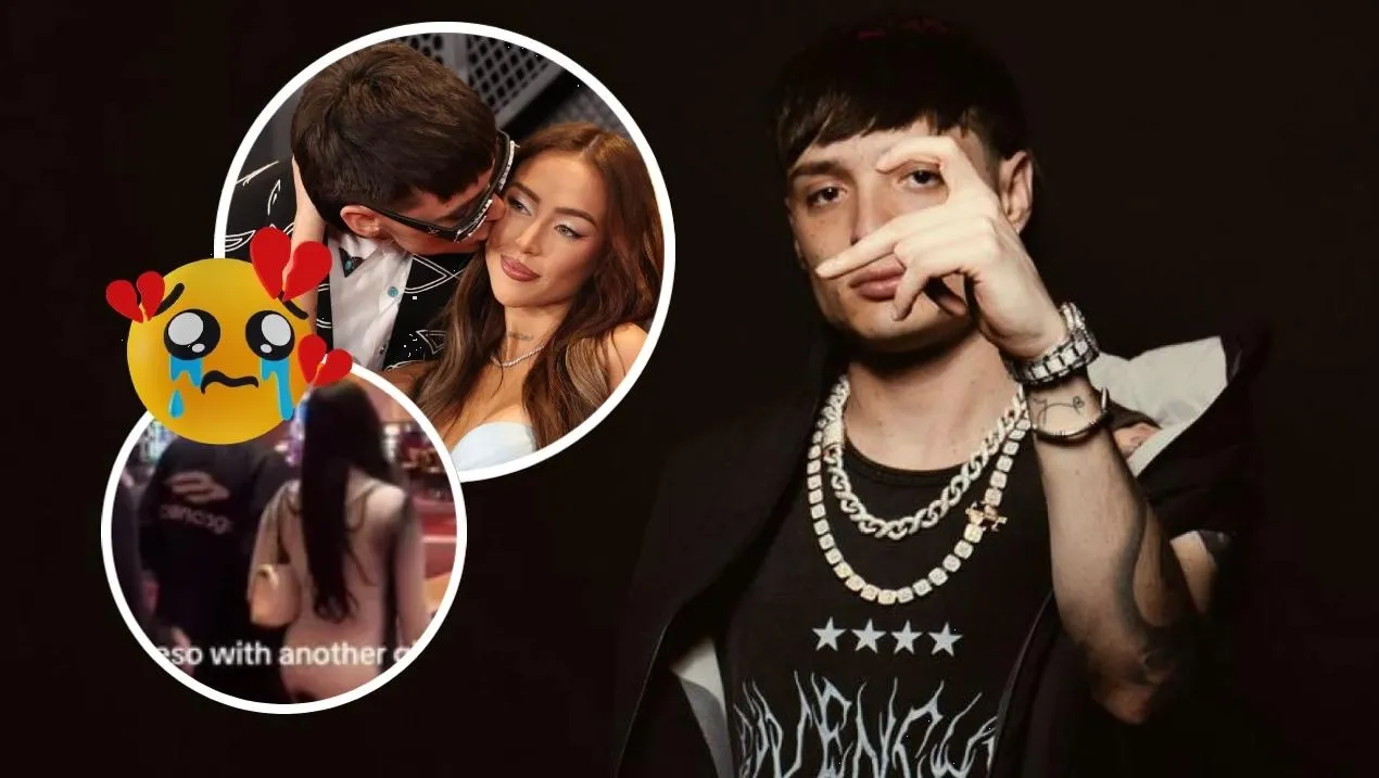 Tunden a Peso Pluma por serle infiel a Nicki Nicole