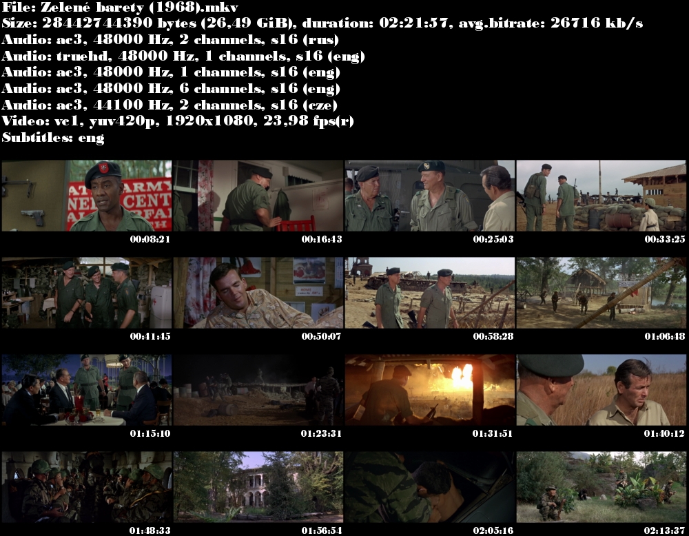 Re: Zelené barety / Green Berets, The (1968)
