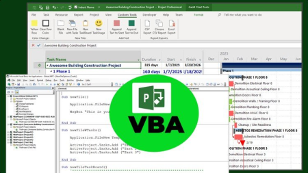 Master Microsoft Project VBA and Macro Basics