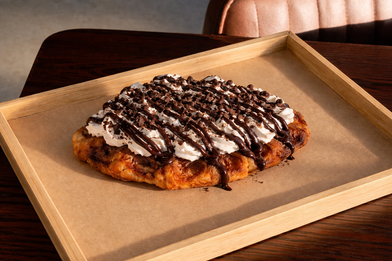 Dark Chocolate Croffle