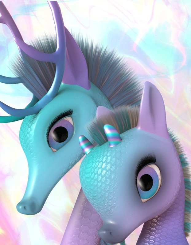 Fairytale Bits and Bobs for the Unicorn Family for DAZ Studio
