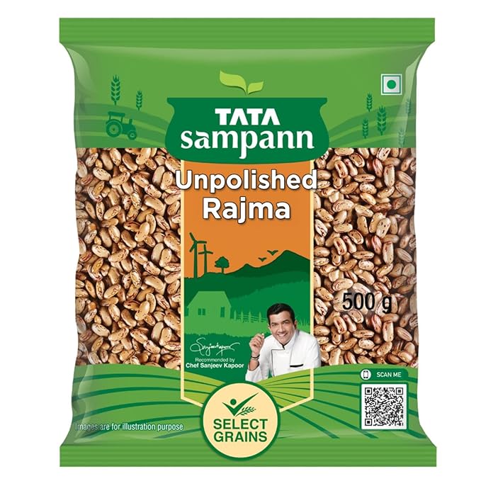 Tata Sampann Unpolished Rajma, 500 g pouch