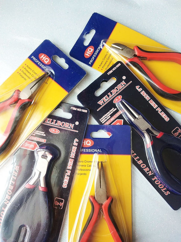 Set 5 Alicates para bisuteria joyeria Punta redonda Corte frío t