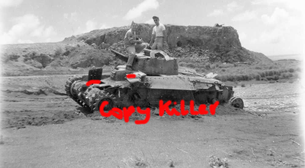 Japanese Type 97 Chi-Ha tank on Iwo-Jima (2)