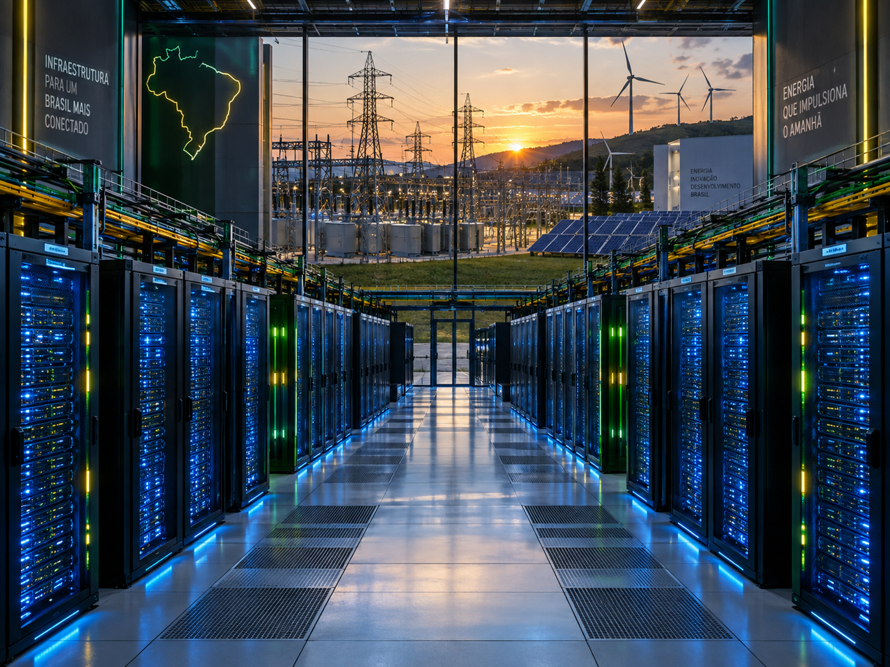 Brasil cria incentivo para atrair mega data centers e entra na corrida global pela infraestrutura da IA