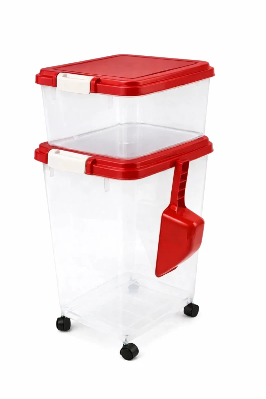 Pet Food Storage Container Set Detail