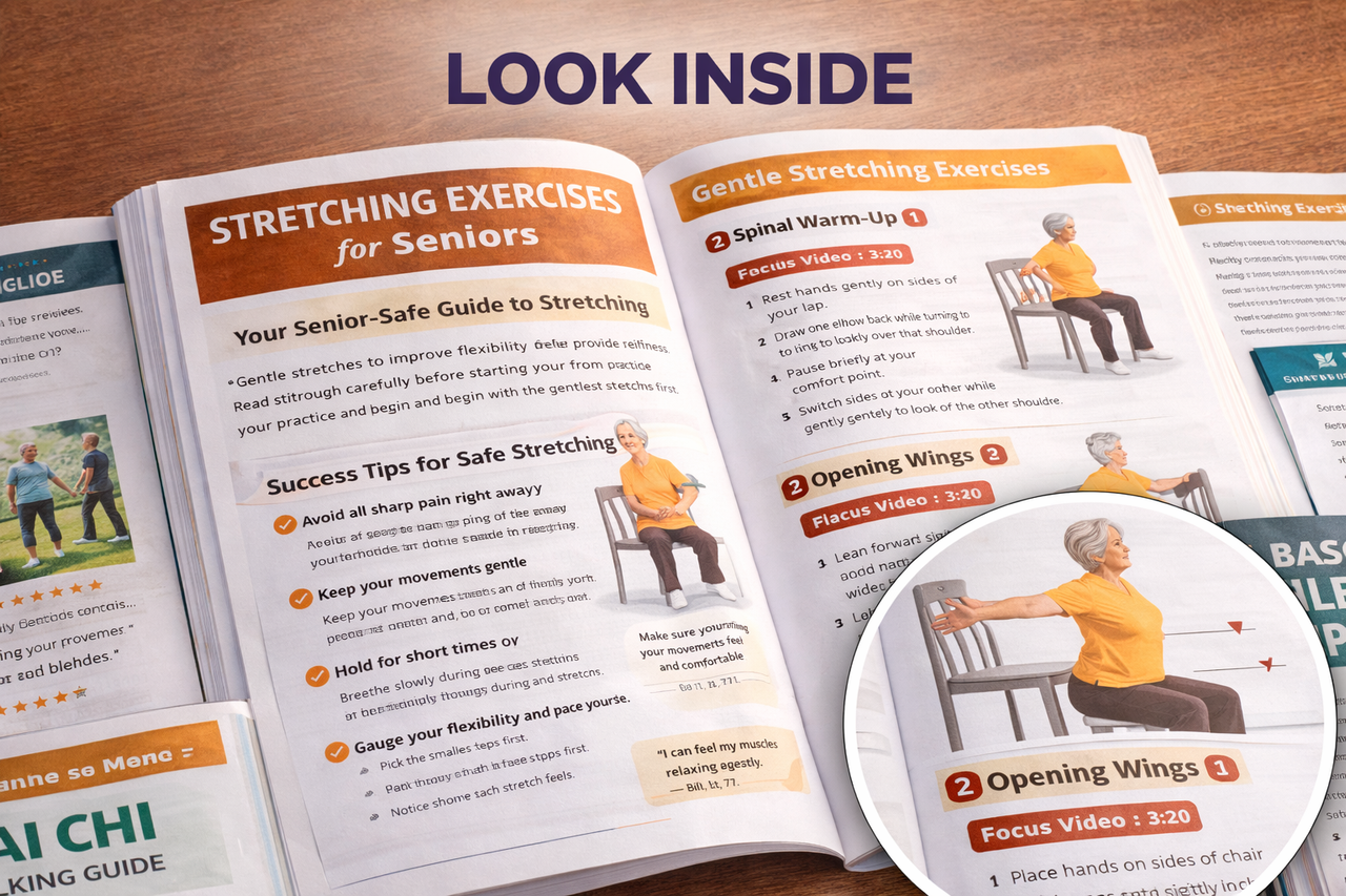 Look inside Stretching Exercise for Seniors