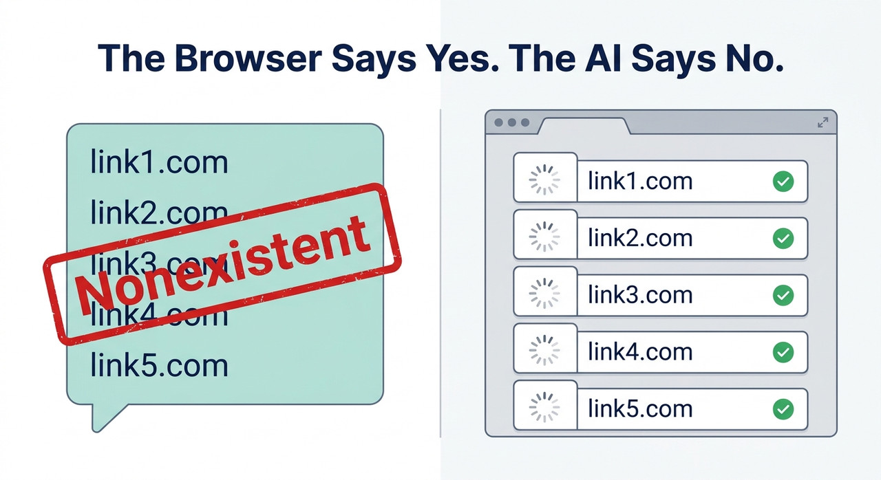 Verify Working URLs When AI Calls Them Nonexistent (2026) Verify Working URLs When AI Calls Them Nonexistent (2026)