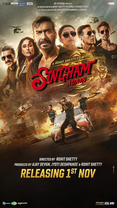 Singham Again (2024) Hindi Full Movie HD ESub