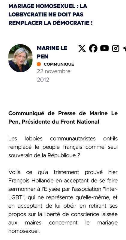 Peut-on être homo et soutenir l'extrême