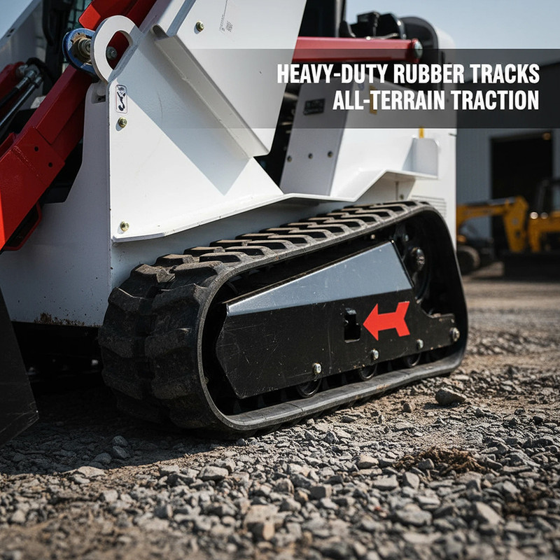 Mini Skid Tracked Steer Loader Ride-on 13.5HP B&S GAS Engine Pilot