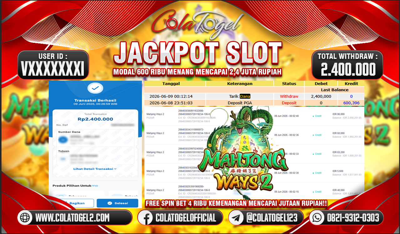 JACKPOT SLOT GACOR!!