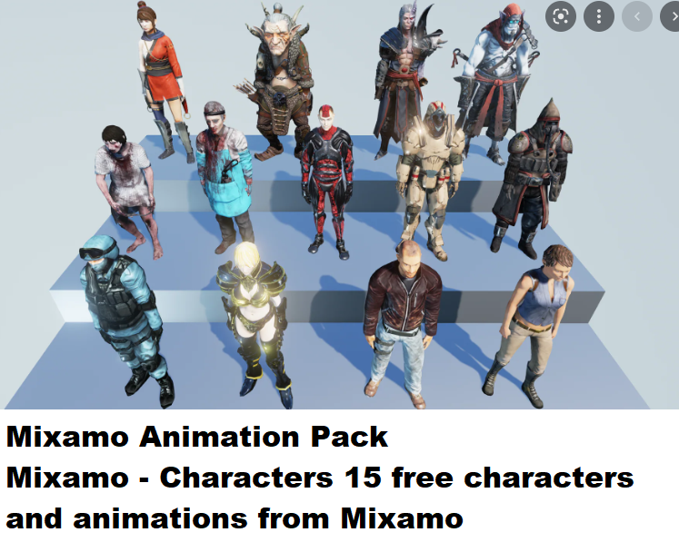 Mixamo Animation Pack (Complete UE Package)