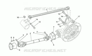Transmission cpl II MOTO GUZZI MOTO GUZZI MOTORCYCLES 1100 V11 2001 V 11 Le Mans Sport Naked 48