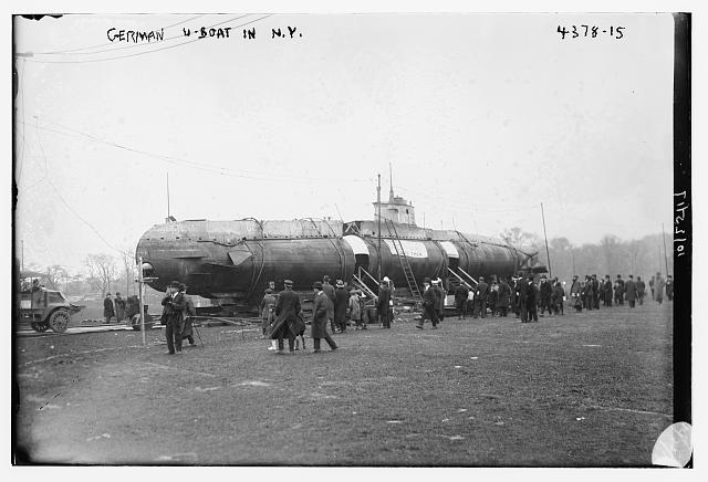 German-U-Boat-Central-Park-UC-5-Submarine-War-Bounds-1917-NYC