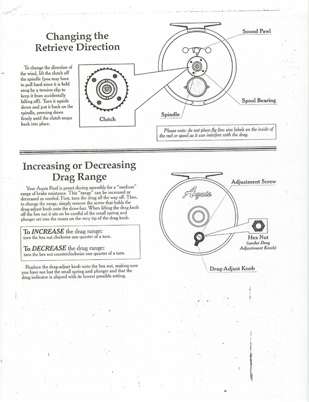 T431 T432 T433 T434 L.L.Bean Aquis Fly Reel 2