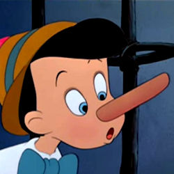 Pinocchio long nose