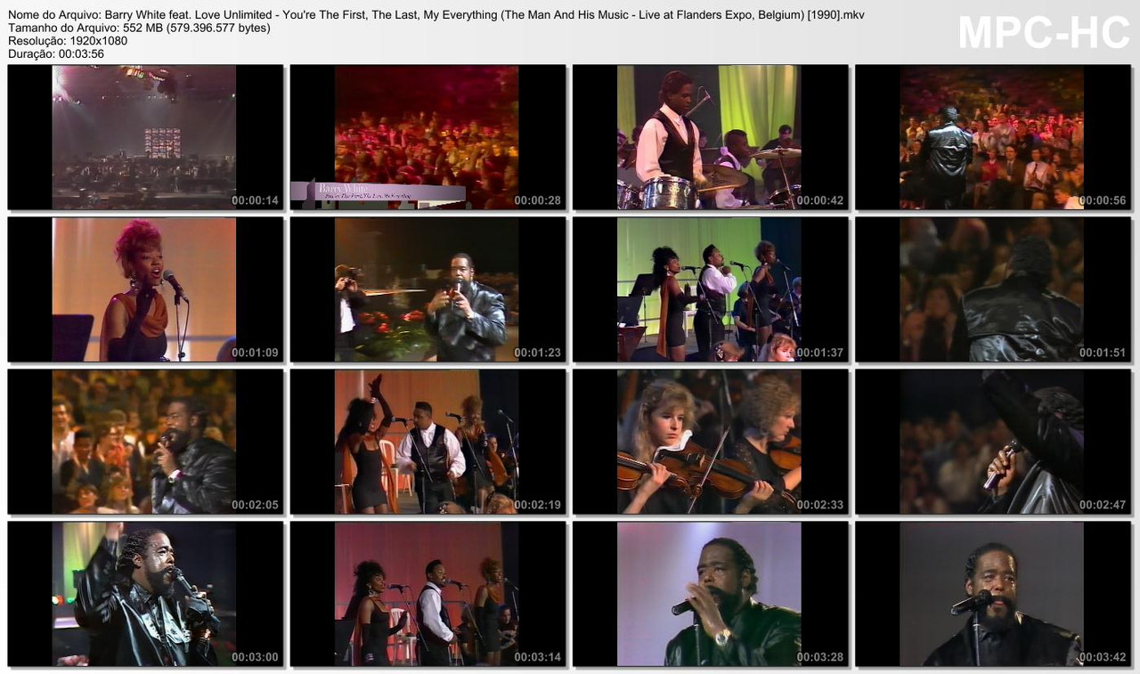 Barry White feat. Love Unlimited - You're The First, The Last, My Everything (The Man And His Music 