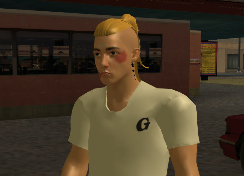 Skin Genji Retexture White T-Shirt