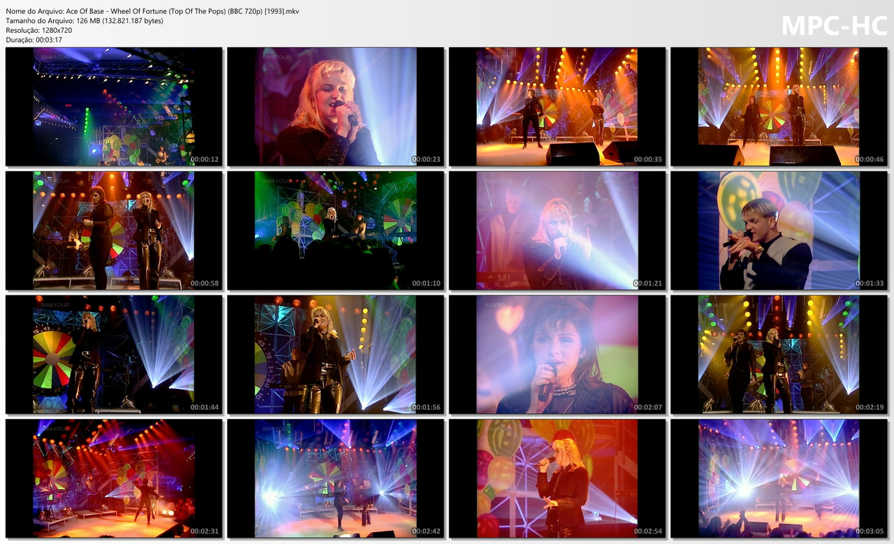 Ace Of Base - Wheel Of Fortune (Top Of The Pops) (BBC HD 720p) [26.08.1993]