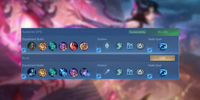 Pemilihan Build Item untuk Zhuxin