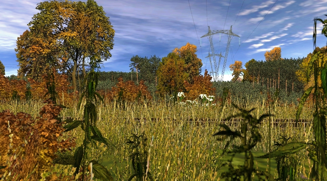 odcinek Niestępowo - Stara Piła - linia WN 220 kV