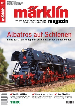 Cover: M&auml;rklin Magazin No 05 Oktober-November 2022