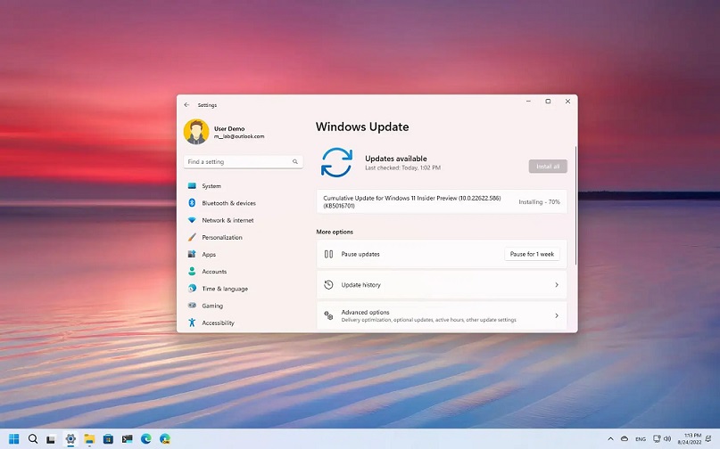 Windows 11 Build 22622.590 BetaChannel 20in1 Non-TPM 2.0 Compliant x64 En-US PreActivated